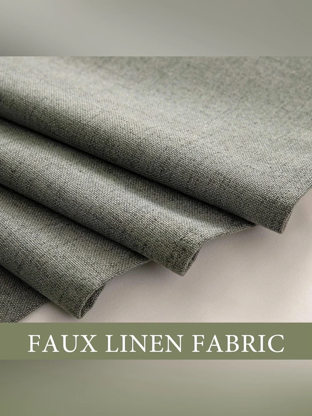 Blackout Curtain Panel - Dark Grey Color (100” W x 96”)